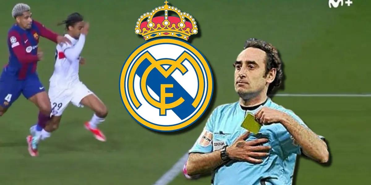 Iturralde sobre la falta que le costó la expulsión a Ronald Araújo ante el PSG