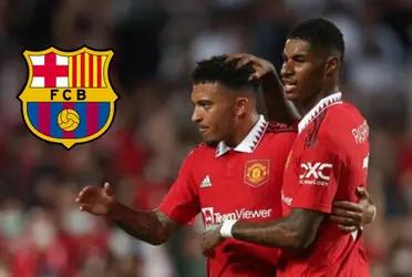 Jadon Sancho no ha cumplido las expectativas en el United y los de Olt Trafortt estarían dispuestos a dejarlo ir por 50 o 60 millones de euros.