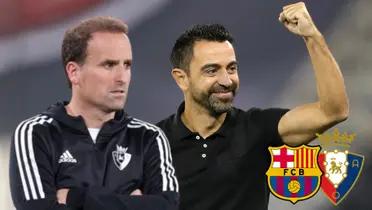 Jagoba Arrasate y Xavi Hernández