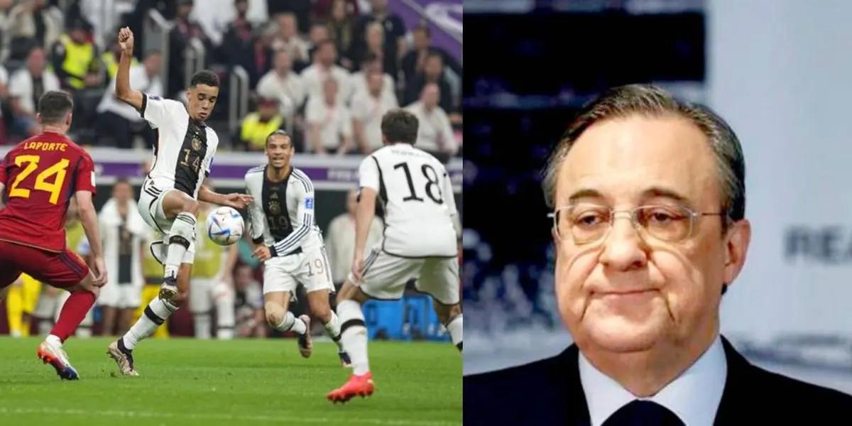 Jamal Musiala, figura de la selección alemana ha despertado el interés del mandamás merengue.