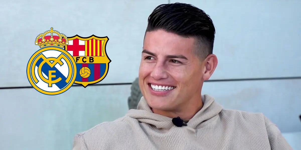 James fue preguntado en "Los amigos de Edu" por centrocampistas y si era mejor que ellos