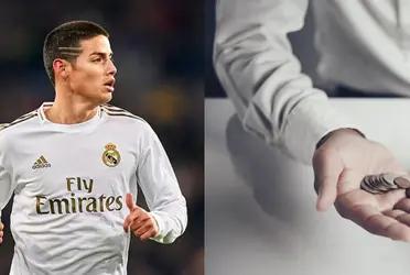 James Rodríguez fue una de las máximas apuestas del Real Madrid pero se fue por la puerta de atrás y ahora tiene un llamativo trabajo