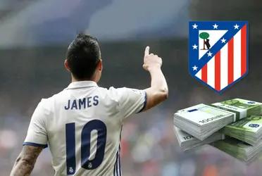 James Rodríguez se fue por la puerta de atrás de Real Madrid y podría tener revancha en la vereda de enfrente con los colores de Atlético de Madrid