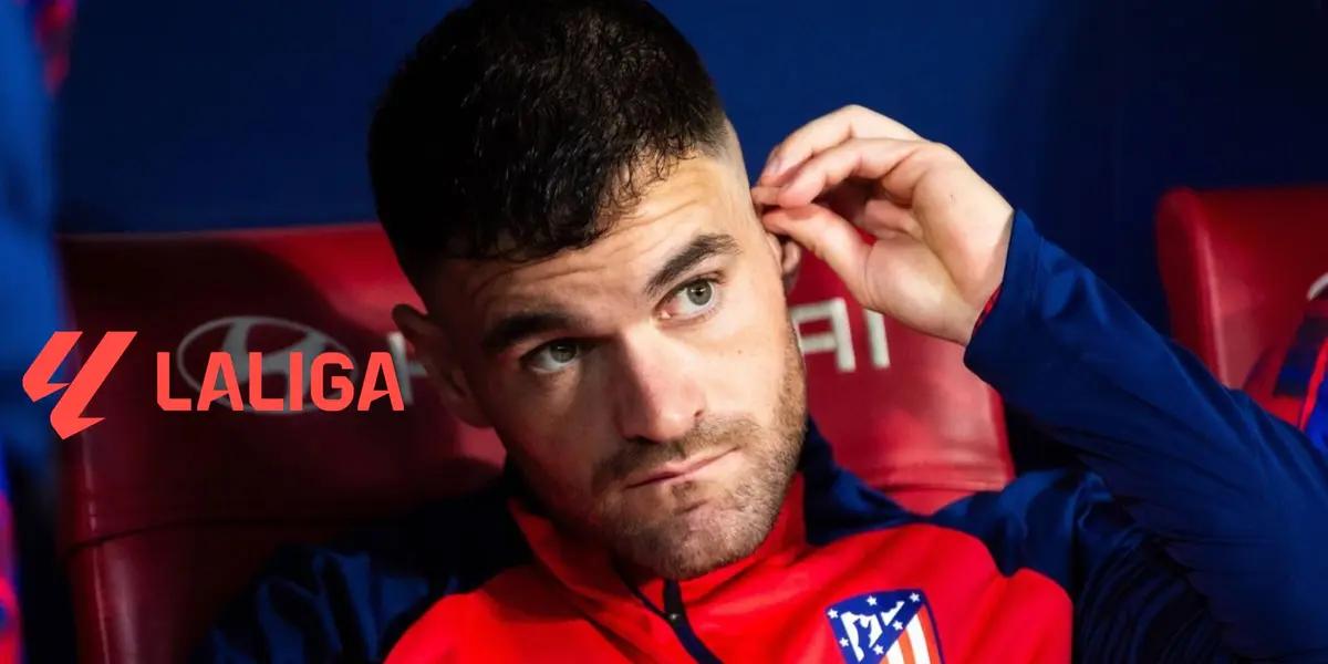 Javi Galán, jugador del Atlético de Madrid