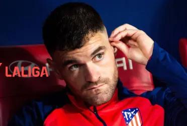 Javi Galán, jugador del Atlético de Madrid