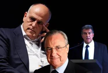 Javier Tebas aseguró que el fútbol español esta en crisis y aprovechó para opinar de Florentino Pérez y Joan Laporta.