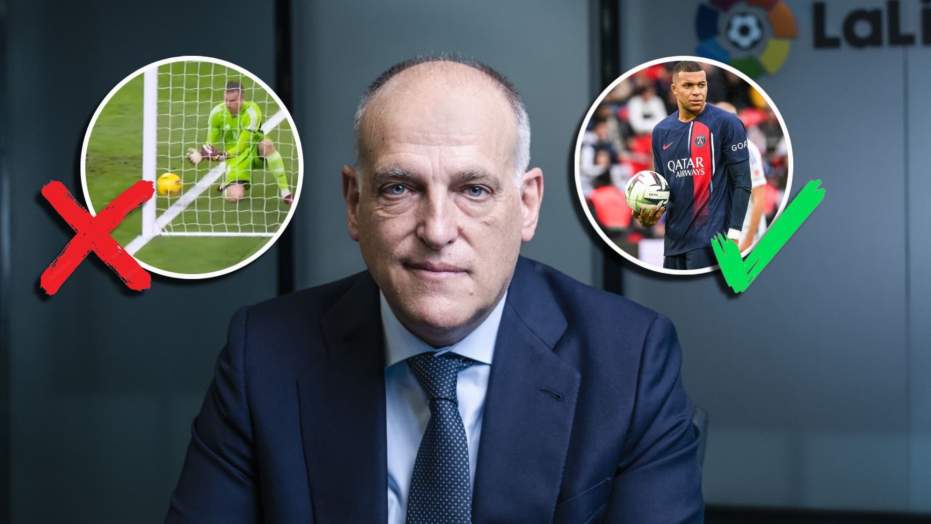 Javier Tebas, presidente de LaLiga de España.