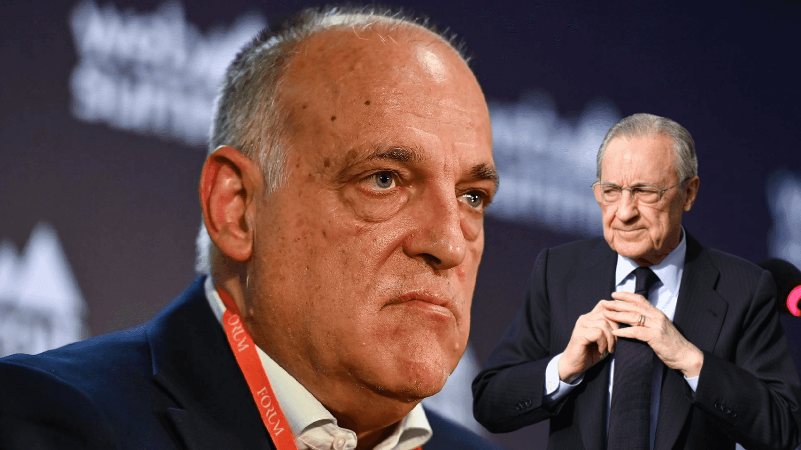 Javier Tebas y Florentino Pérez Foto: El Confidencial