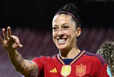 Jennifer Hermoso, jugadora de la selección española