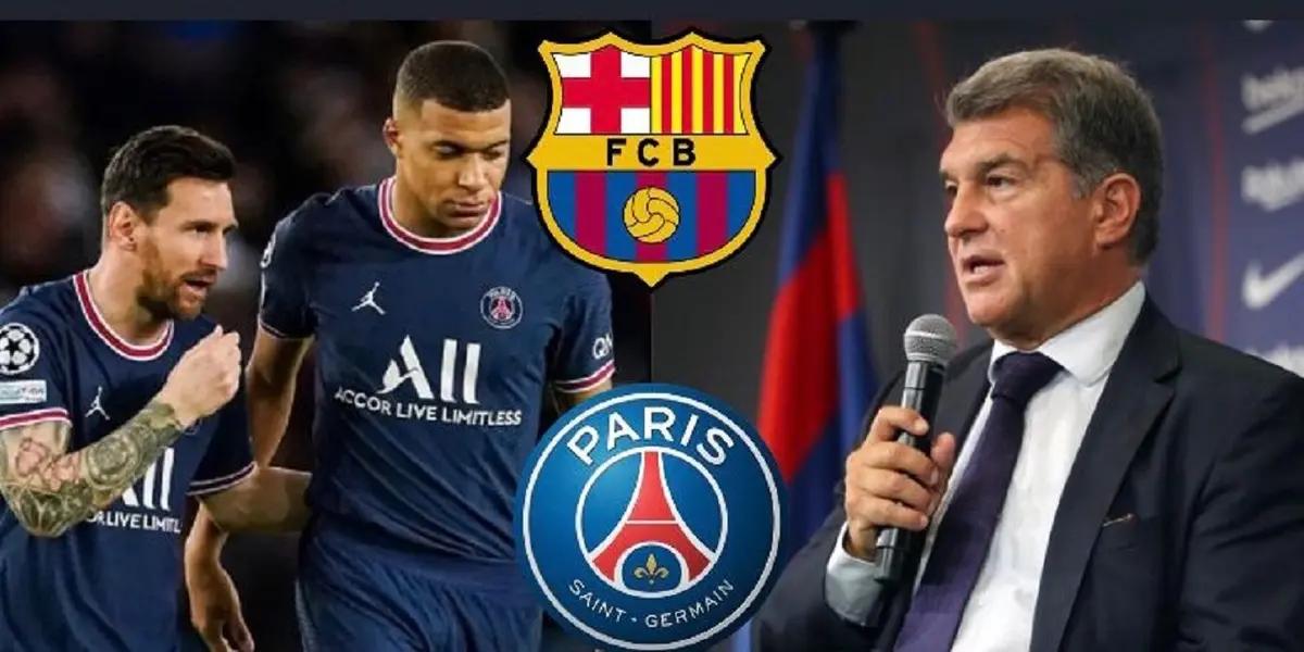 Joan Laporta abrió una puerta para una posible vuelta de Lionel Messi. Casualmente el argentino estaría pensando en dejar el PSG por la pelea entre Neymar y Kylian Mbappé.