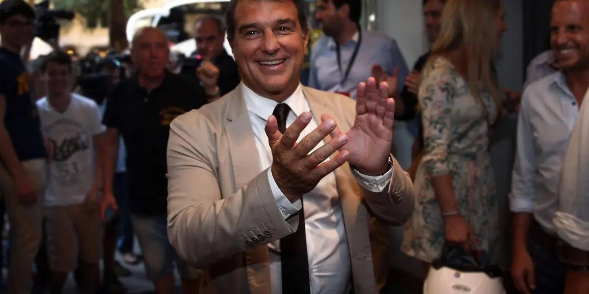 Joan Laporta está muy ansioso por poder contar con él y así se lo hizo saber.