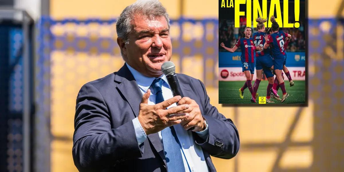 Joan Laporta, presidente del FC Barcelona