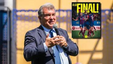 Joan Laporta, presidente del FC Barcelona