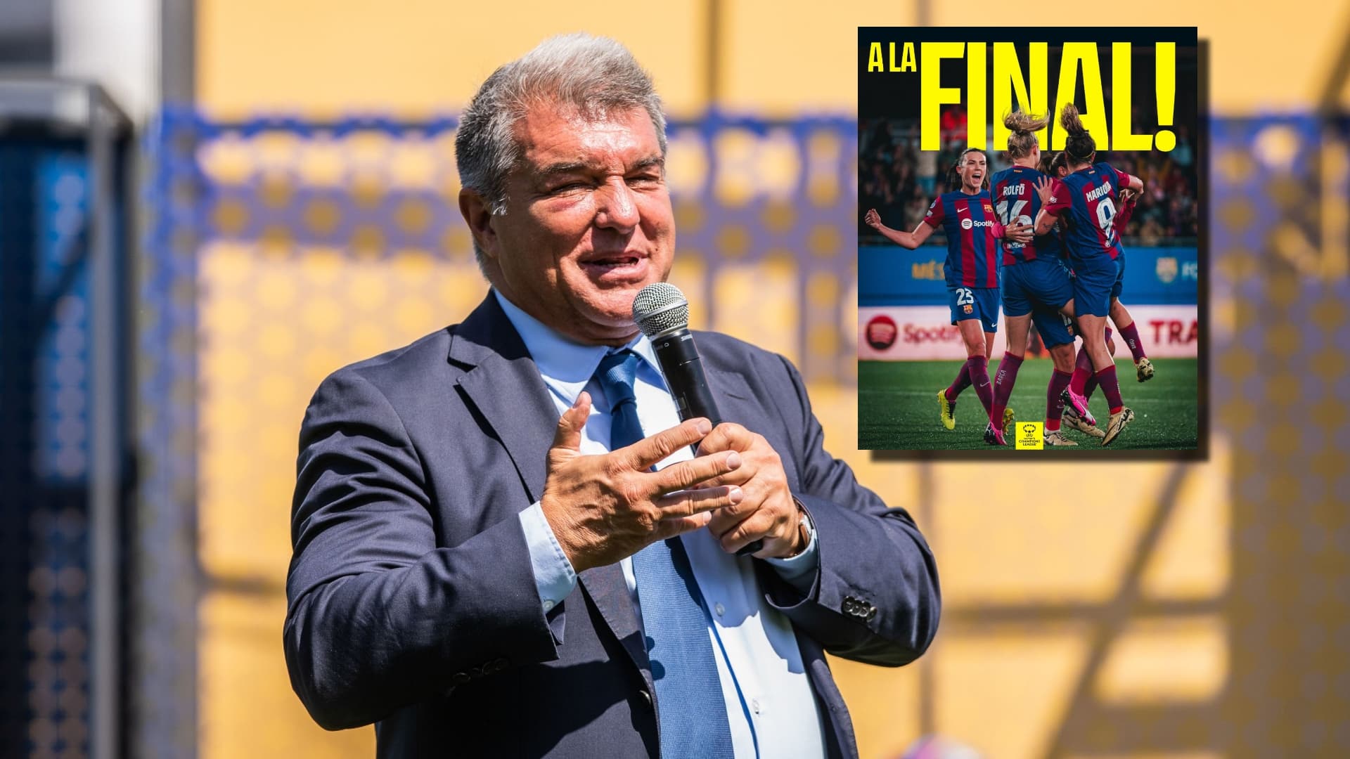 Joan Laporta, presidente del FC Barcelona