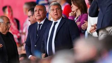 Joan Laporta, presidente del FC Barcelona
