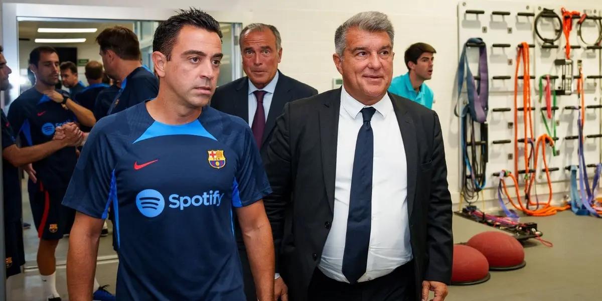 Joan Laporta tomó una decisión con respecto al futuro de Xavi Hernández, actual entrenador del FC Barcelona