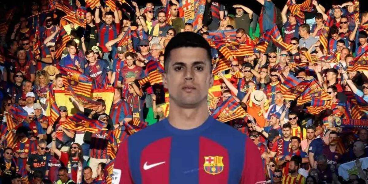 Joao Cancelo disfruta de su gran momento en FC Barcelona y tuvo un gesto que enamoró a los hinchas Culés