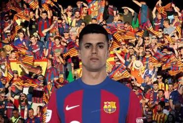 Joao Cancelo disfruta de su gran momento en FC Barcelona y tuvo un gesto que enamoró a los hinchas Culés