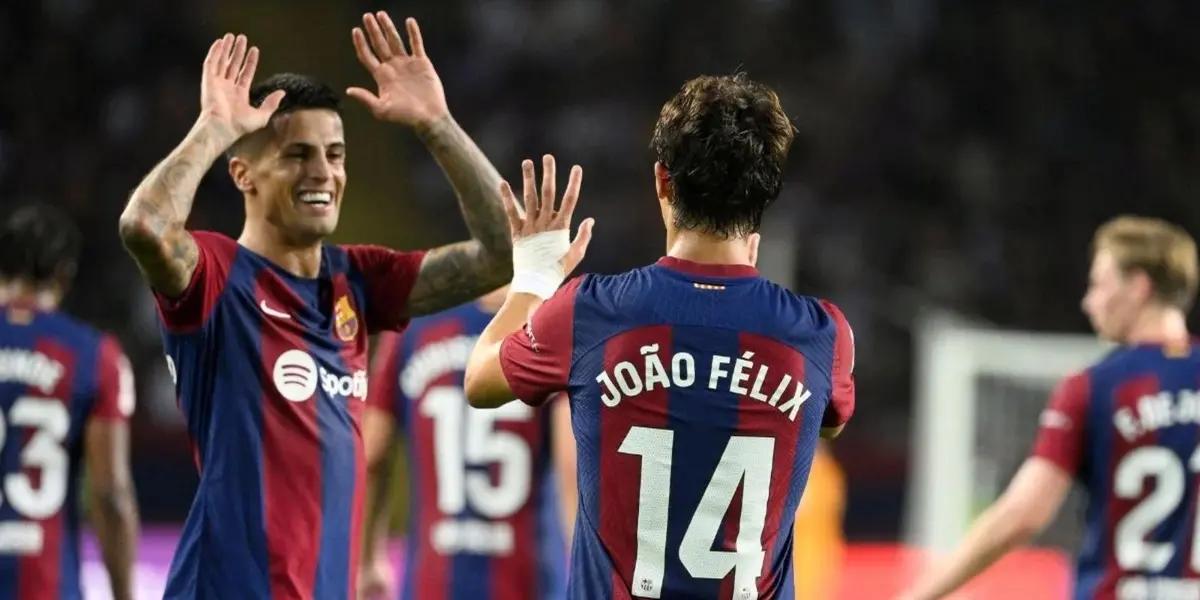 Joao Cancelo está en gran nivel y ayudó a que Joao Félix anotara y diera la vuelta al marcador, para alegría del FC Barcelona ante Porto