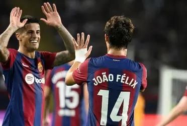 Joao Cancelo está en gran nivel y ayudó a que Joao Félix anotara y diera la vuelta al marcador, para alegría del FC Barcelona ante Porto