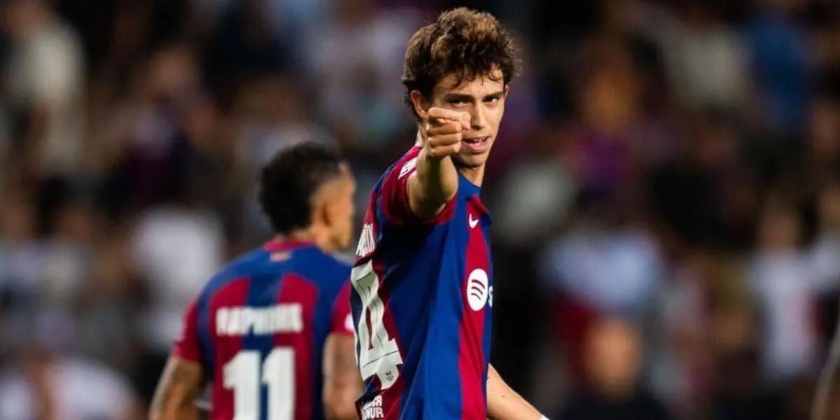 Joao Félix anotó por duplicado y estableció el quinto gol del Barcelona.