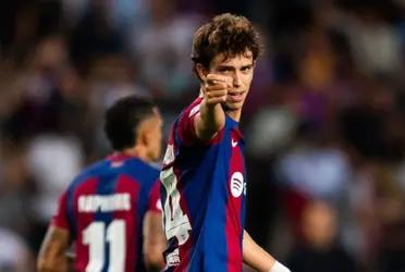 Joao Félix anotó por duplicado y estableció el quinto gol del Barcelona.