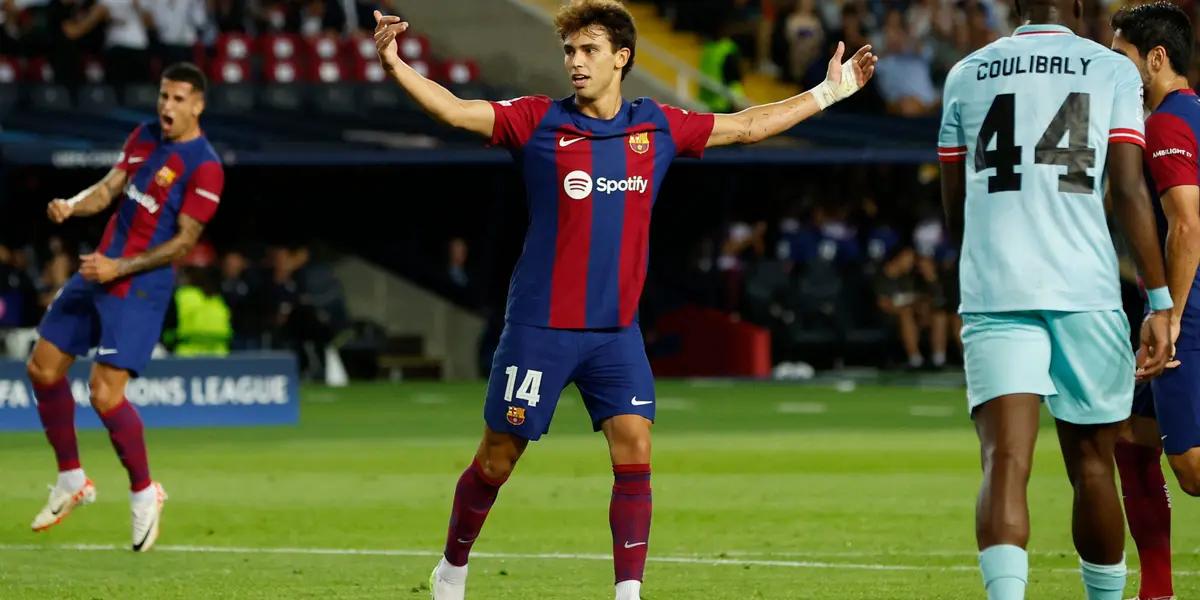 Joao Félix anotó el 1 a 0 para el Barcelona para ir ganándole al Royal Amberes en la jornada uno de la Champions League.