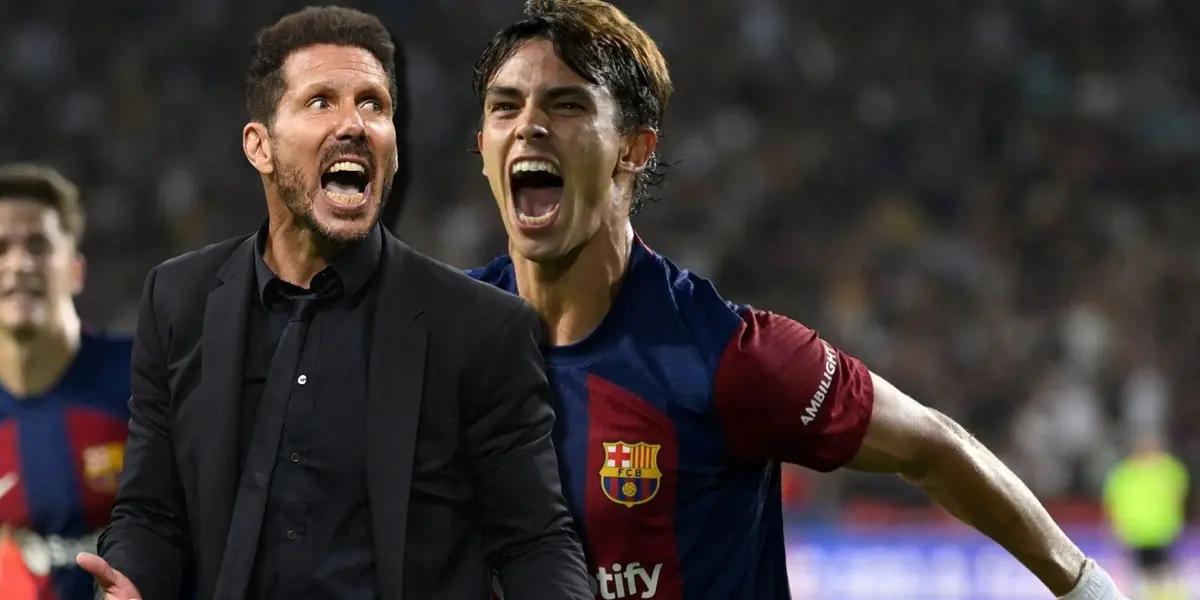 Joao Félix anotó el tanto ante Atlético de Madrid, y ya pone a ganar al FC Barcelona