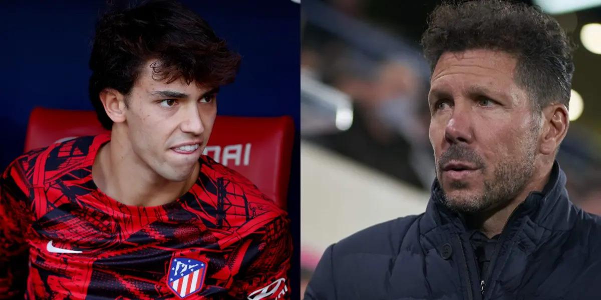 Joao Félix debe volver a Atlético de Madrid y Diego Simeone le dio una nueva chance a un futuro que no tiene rumbo definido