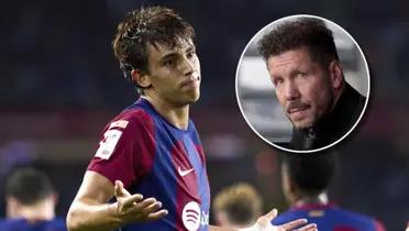 Joao Félix jugó un gran partido contra Atleti, equipo del cual lo mandó Diego Simeone