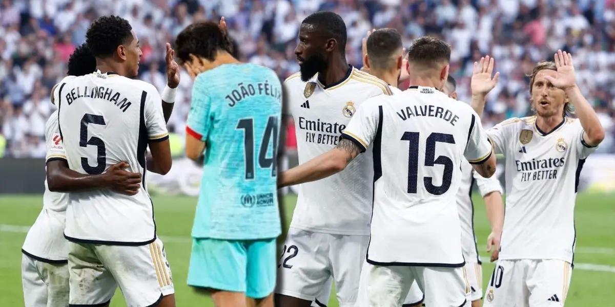 Joao Félix no pudo cantar el gol en el FC Barcelona ante Granada y recordó al Real Madrid de forma sorpresiva