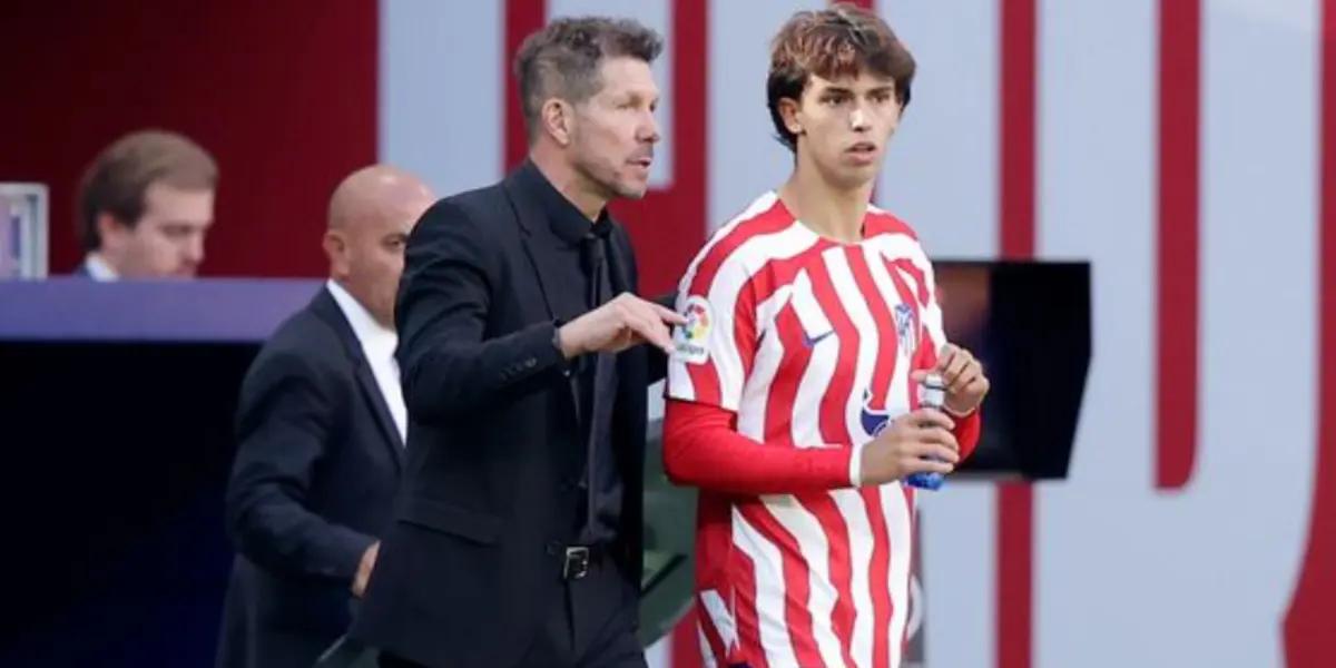 João Félix no se fue bien del Atlético Madrid y cada que tiene la oportunidad lanza sus dardos a Diego Simeone