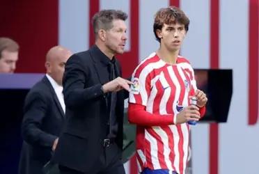 João Félix no se fue bien del Atlético Madrid y cada que tiene la oportunidad lanza sus dardos a Diego Simeone