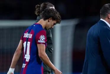 Joao Félix se fue antes que termine el partido del FC Barcelona por lesión y Xavi se preocupó