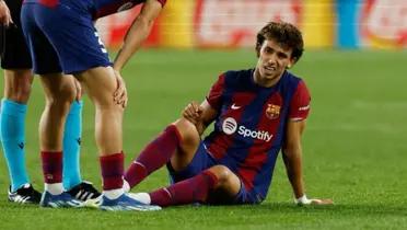 Joao Félix se lesionó en la última práctica del FC Barcelona y el tiempo que estará fuera será largo