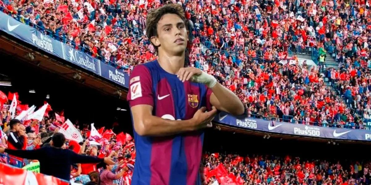Joao Félix no se quedó con las ganas de sacar de quicio a los hinchas del Atlético de Madrid