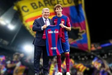 Joao Félix tuvo su presentación en FC Barcelona y tuvo un gesto que enloqueció a los fanáticos