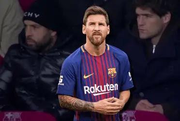 Jordi Alba estuvo en el estadio para ver la victoria del FC Barcelona sobre Atlético de Madrid, no como Lionel Messi