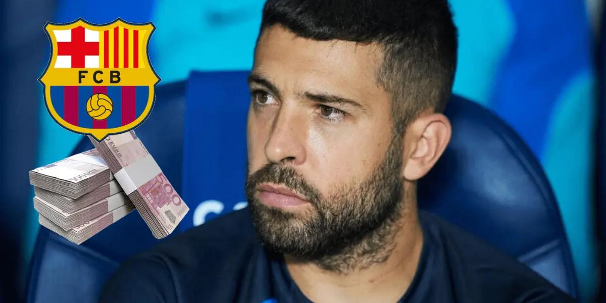 Jordi Alba no quiere facilitar la llegada de su reemplazo.