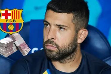 Jordi Alba no quiere facilitar la llegada de su reemplazo.