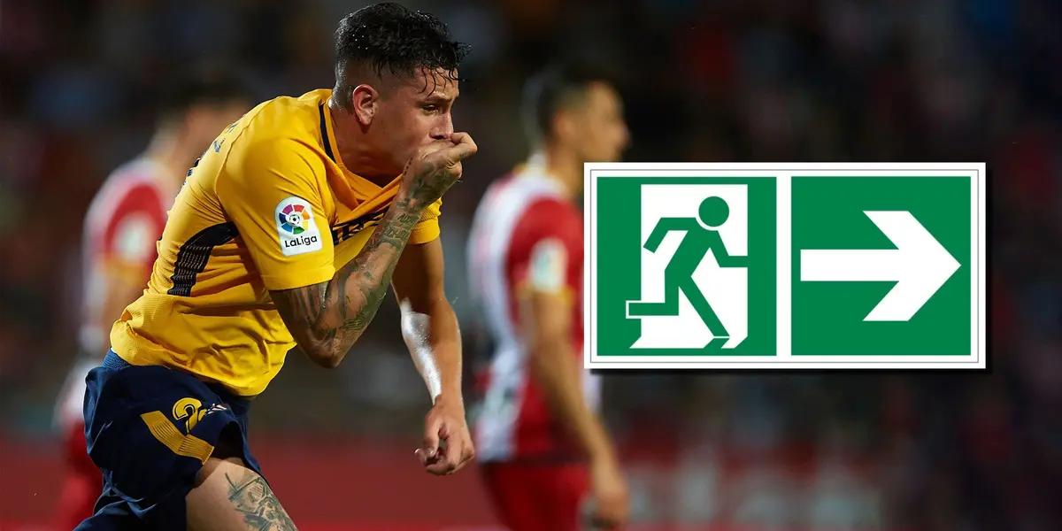 Jose María Giménez podría salir del club y tuvo esta actitud tras el empate con Real Sociedad