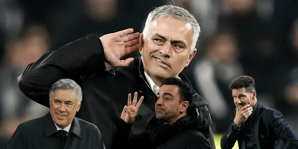 José Mourinho confesó que pudo convertirse en el entrenador mejor pago del mundo pero tras su negativa ese lugar quedó para un entrenador de LaLiga