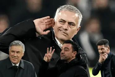 José Mourinho confesó que pudo convertirse en el entrenador mejor pago del mundo pero tras su negativa ese lugar quedó para un entrenador de LaLiga
