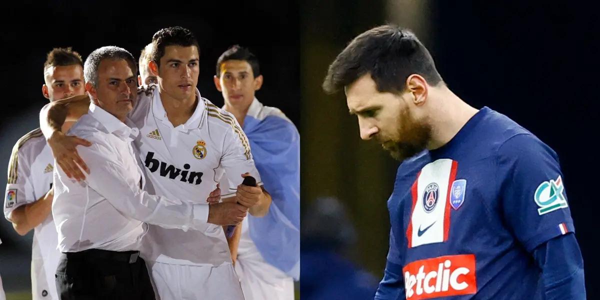 José Mourinho habló sobre Lionel Messi y mira lo que dijo, aunque dirigió a Cristiano Ronaldo en el Real Madrid