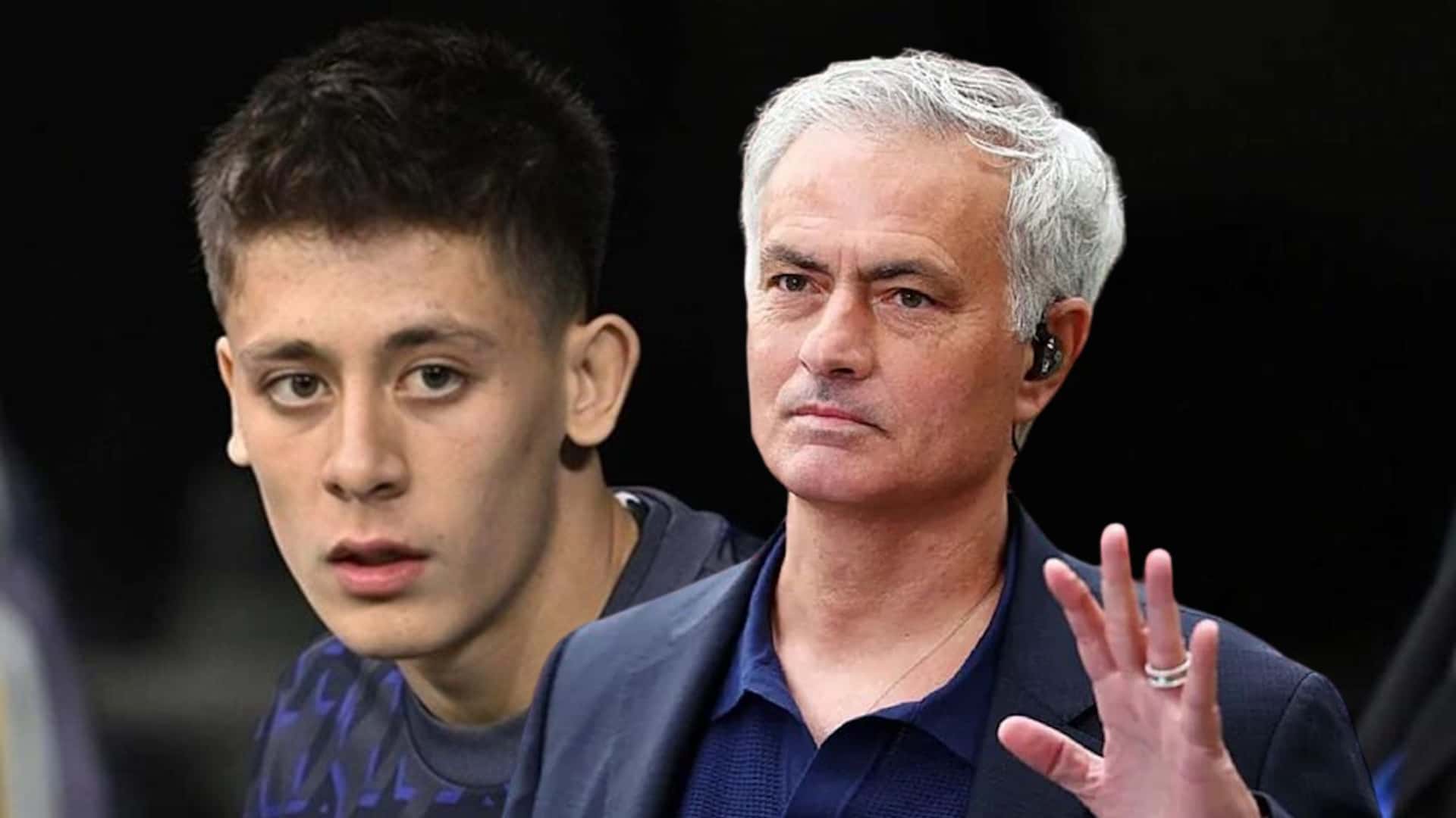José Mourinho y Arda Guler