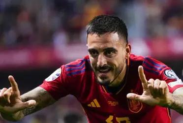 Joselu también puso su cuota de gol en la goleada que le propina la Selección de España ante Chipre