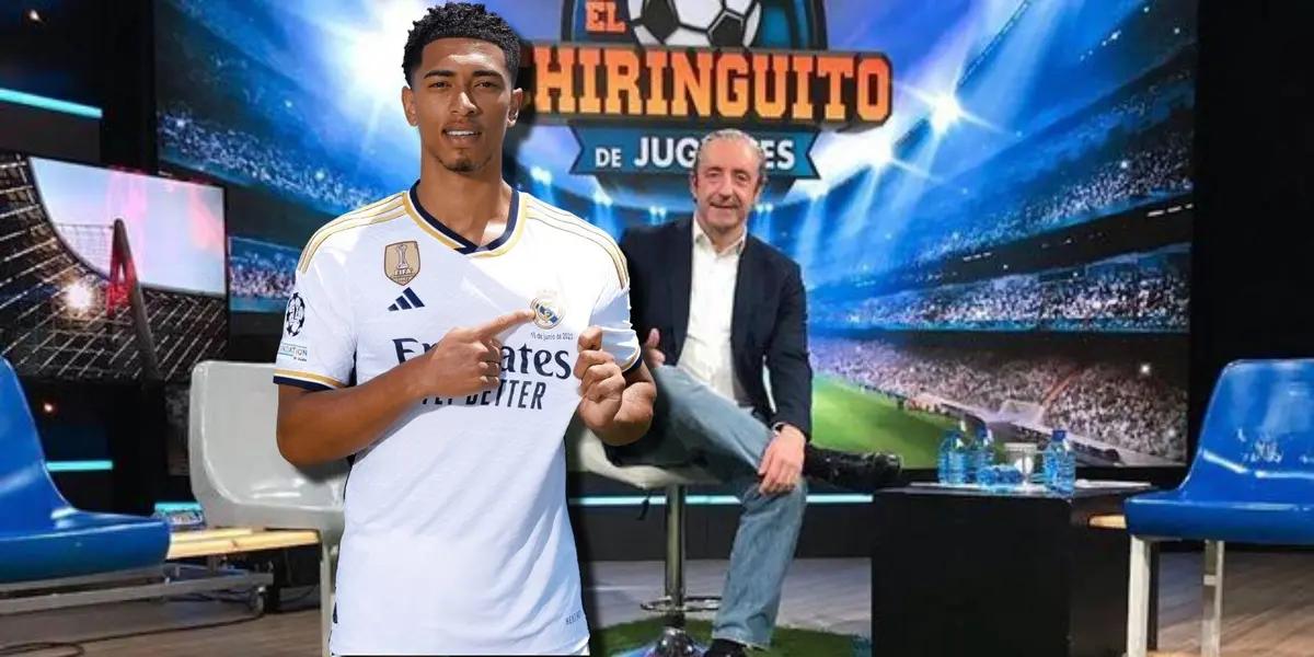 Josep Pedrerol en plena transmisión le lanzó una extensiva disculpa al jugador del Real Madrid, Jude Bellingham