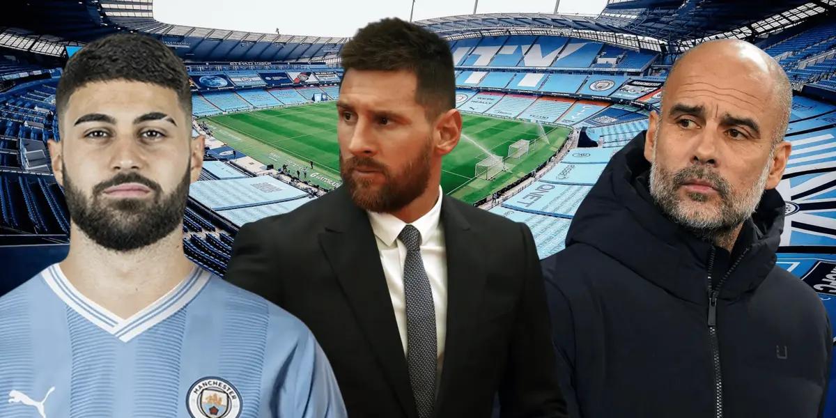 Josko Gvardiol llegó al Manchester City e hizo referencia a Lionel Messi con una frase polémica para el club