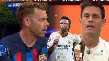 Jota Jordi, Edu Aguirre y Vinicius Junior