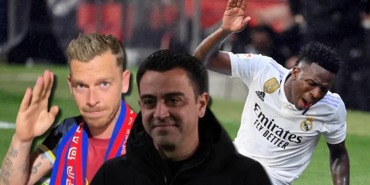 Jota Jordi, panelista de El Chiringuito, y Xavi Hernández entrenador del FC Barcelona